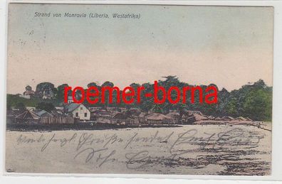 72844 Ak Strand von Monrovia (Liberia Westafrika) um 1900
