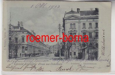 73573 Ak Gruß aus Oedenburg Sopron Elisabethstrasse 1903