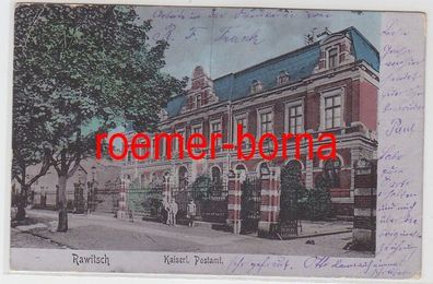 73682 Ak Rawitsch Kreis Posen kaiserliches Postamt 1905