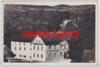 75387 Ak Krobsdorf Krobica im Isergebirge Saftquetsche 1938