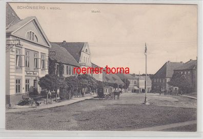 75771 Ak Schönberg in Mecklenburg Markt um 1910