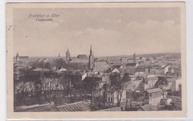 76374 Feldpost AK Frankfurt an der Oder - Totalansicht mit Kirche 1916