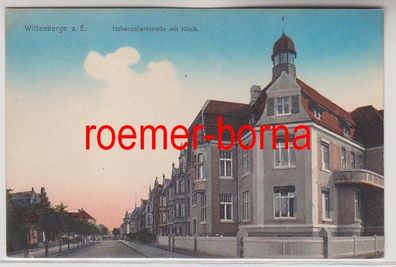 78233 Ak Wittenberge a.E. Hohenzollernstraße mit Klinik 1912