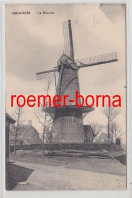 78262 Feldpost Ak Iseghem in Belgien le Moulin Windmühle 1915