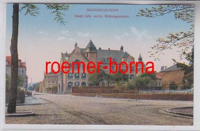 78265 Ak Kaiserslautern städt. höhere weibliche Bildungsanstalt 1918