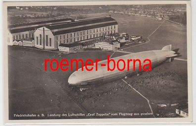 78329 Ak Friedrichshafen a.B. Landung des Luftschiffes 'Graf Zeppelin' um 1930