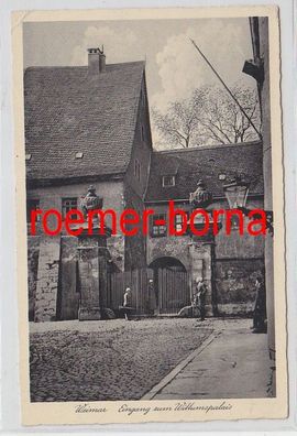 78355 Ak Weimar Eingang zum Wittumspalais um 1930
