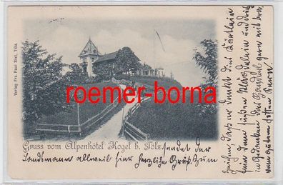 78488 Ak Gruß vom Alpenhotel Kogel bei Tölz um 1900