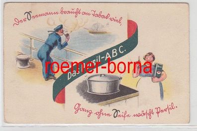 78898 Reklame Humor Karte 'Das Persil ABC' Waschmittel um 1930