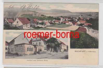 78937 Mehrbild Ak Buchfahrt in Thüringen Gasthof zum goldenen Stern um 1910
