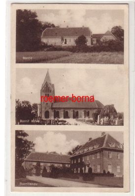 79138 Mehrbild Ak Dänemark Barrit Wohnhaus & Kirche, Barritskov um 1940