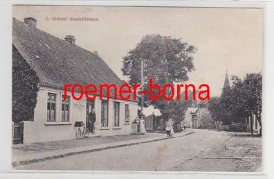 79170 Ak Gruß aus Esenshamm D. Wicherts Geschäftshaus um 1910