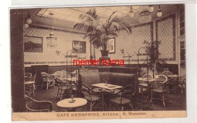 79241 Ak Altona Hamburg Café Kronprinz von R. Wanser Innenansicht 1912