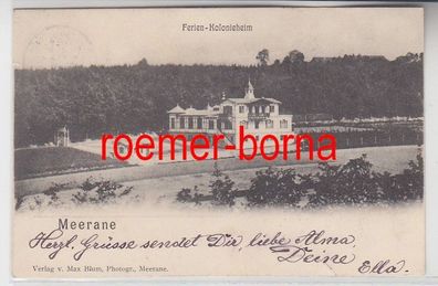 79327 Ak Meerane Ferien Kolonieheim 1901