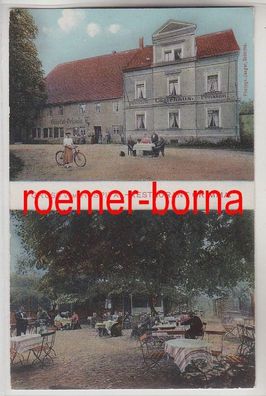 79376 Mehrbild Ak Gruss vom Hospital-Restaurant Grimma 1909