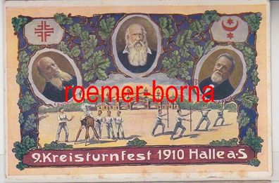 79508 Ak Lithografie 9. Kreisturnfest 1910 Halle a.S.