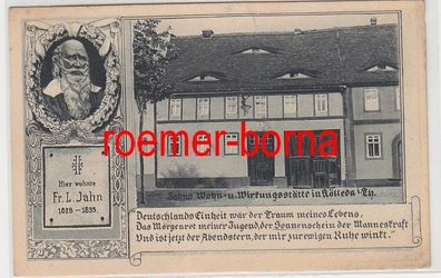 79534 Ak Jahns Wohn- und Wirkungsstätte in Kölleda in Thüringen 1935