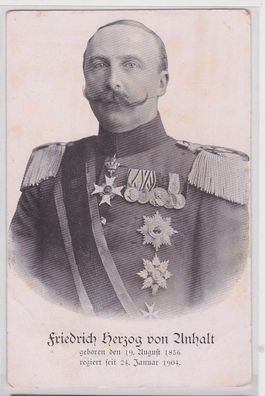 79875 Ak Friedrich Herzog von Anhalt regiert seit 24. Januar 1904