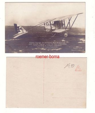 79927 Foto Ak Erbeutete Flugzeuge: Französischer Codron-Doppeldecker um 1915