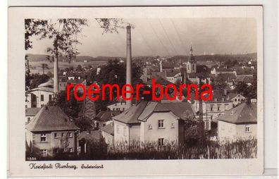 79937 Ak Kreisstadt Rumburg Sudetenland Totalansicht um 1930