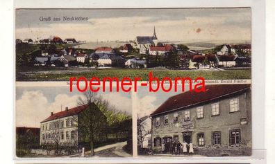79953 Mehrbild Ak Gruß aus Neukirchen bei Dresden Dampfbäckerei usw. 1939