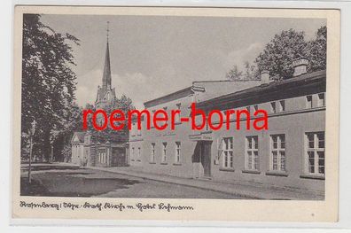 79957 Ak Rosenberg Westpreußen - Kath. Kirche m. Hotel Lehmann 1940