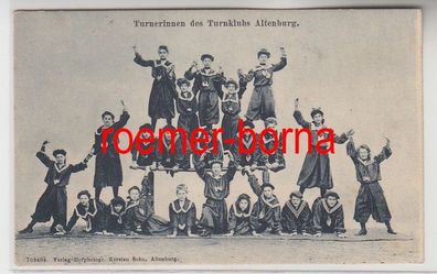 79986 Ak Turnerinnen des Turnklub Altenburg in Thüringen 1907