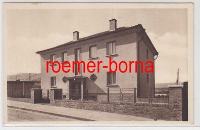 80248 Ak Saarbrücken Gästehaus B.B.C. im Helmerswald um 1940