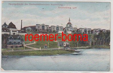80363 Ak Hauptgebäude der Deutschböhmischen Ausstellung Reichenberg 1906