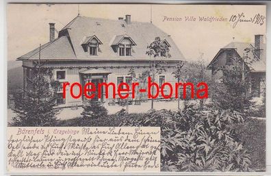 80485 Ak Bärenfels i. Erzgebirge Pension Villa Waldfrieden 1905