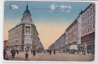 81054 Ak Budapest Andrassy Strasse 1915