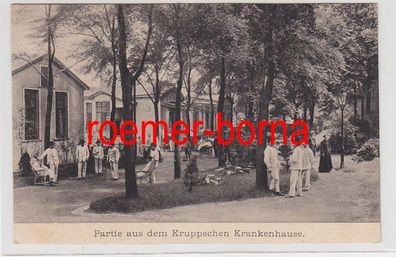 81060 Ak Essen Partie aus dem Kruppschen Krankenhause um 1900