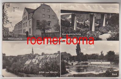 81162 Mehrbild Ak Siebenlehn Sa. Finanzschule, Autobahnbrücke usw. 1964