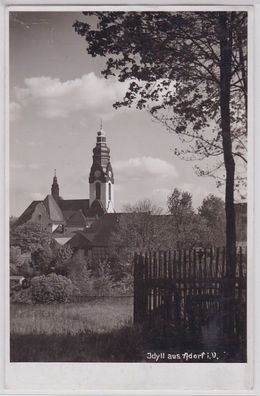 82083 Foto Ak Idyll aus Adorf im Vogtland 1939