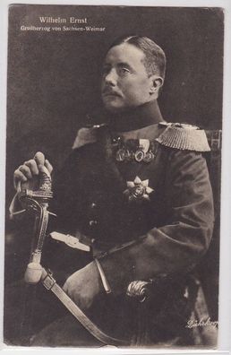 82720 Feldpost Ak Wilhelm Ernst Großherzog von Sachsen Weimar 1916