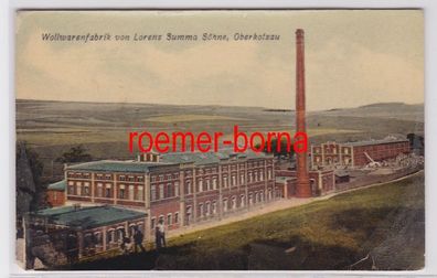84219 Ak Oberkotzau Wollwarenfabrik von Lorenz Summa Söhne 1908