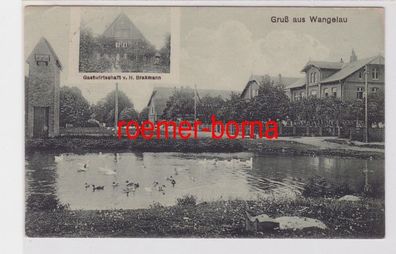 84380 Mehrbild Ak Gruß aus Wangelau Gastwirtschaft v.H. Brakmann 1919