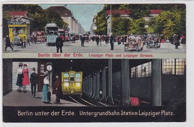 84543 AK Berlin über & unter der Erde - Leipziger Platz & Strasse, Station 1909