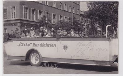 84784 Foto Ak Berlin 'Elite' Rundfahrten Pariser Platz 17. Juli 1934