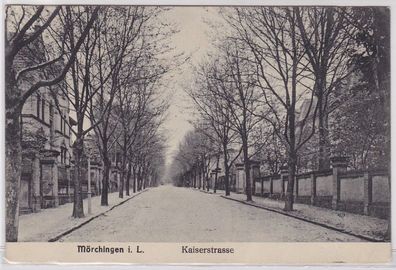 85087 Ak Mörchingen in Lothringen Kaiserstrasse 1916