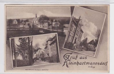 85690 Mehrbild AK Gruß aus Kleinhartmannsdorf im Erzgebirge - Ortsansichten 1931