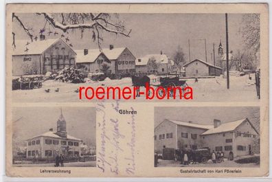 85806 Mehrbild Winter Ak Göhren in Bayern Ortsansichten 1920