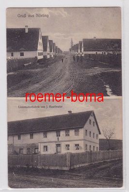 85815 Mehrbild Ak Gruß aus Nörting Limonadenfabrik 1924