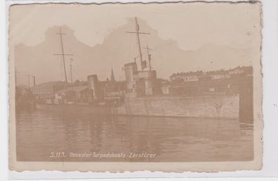 86338 Foto AK S. 113 Neuester Torpedoboots-Zerstörer 1920
