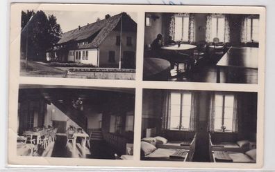 86363 Ak Gruß aus dem Gasthof Weißenborn Sommerfrischler Wohnung 1912