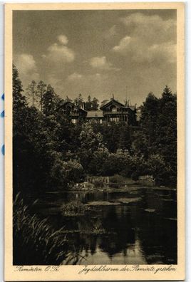 86373 AK Rominten Ostpreußen - Jagdschloss von der Rominte gesehen um 1920