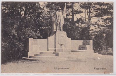 86530 Ak Rosenheim Kriegerdenkmal 1902