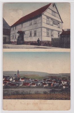 87989 Mehrbild AK Gruß aus Unter Reichenbach - Isenburger Hof, Totalansicht
