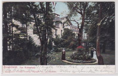 88658 AK Rosenheim - Das Kaiserbad, Parkansichten, Parkspaziergang 1903