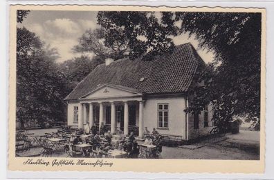 88908 AK Flensburg - Gaststätte Marienhölzung, Gasthaus mit Freisitz um 1940